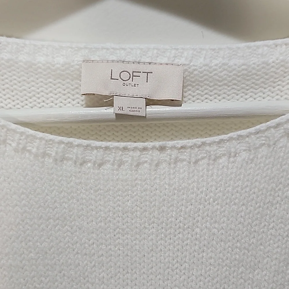 Loft White Knit Sweater 'SEA' - Picture 2 of 6